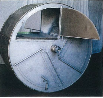 machine à laver aseptique - Luniwash LW100 DS- tambour en acier inox AISI301 divisé en 3 compartiments