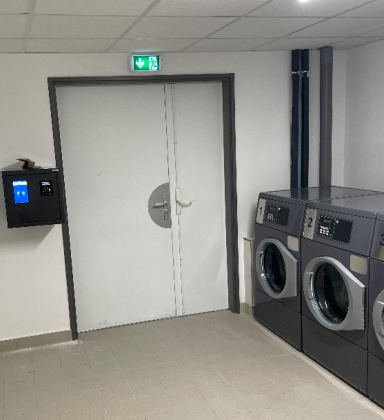 laverie résidentielle collective privative